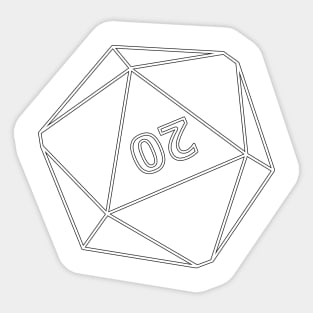 D20 Sticker